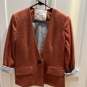 Cartonnier Sweatshirt Blazer in Copper